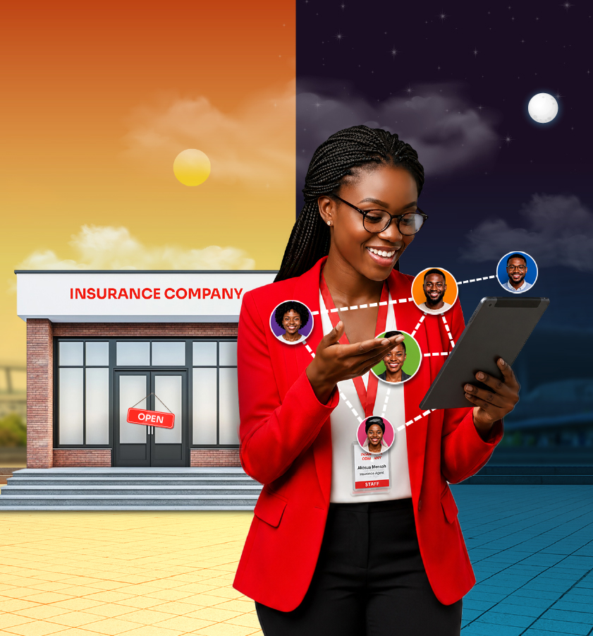 How a leading insurance company went from office-hours selling to 84% more policies per agent